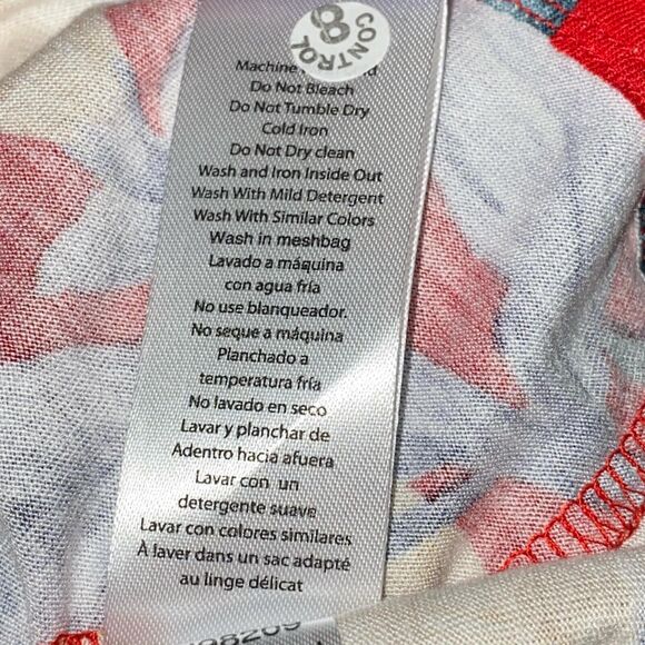 Lascana Venus Red Tropical Floral Dress Fit & Flare Hawaiian Women's Size M - Picture 8 of 9